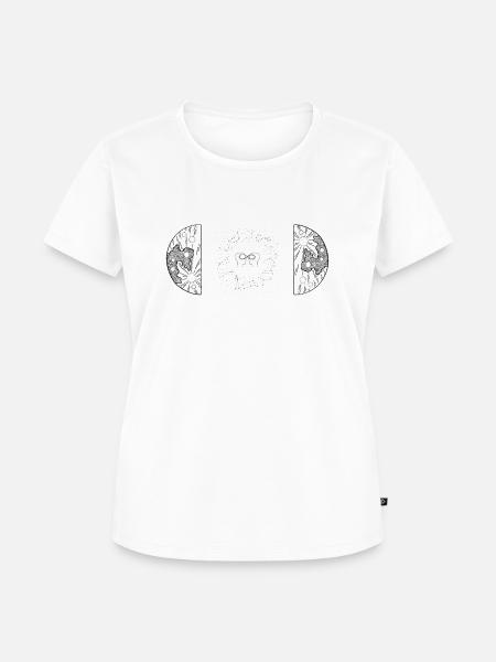 Spiritual - Frauen Premium Bio T-Shirt - Weiß