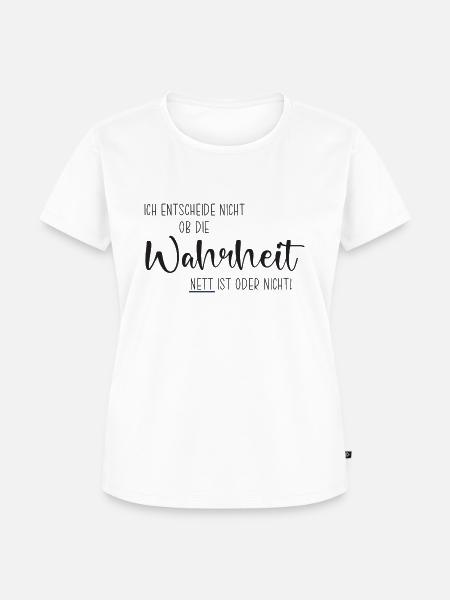 Wahrheit - Frauen Premium Bio T-Shirt - Weiß
