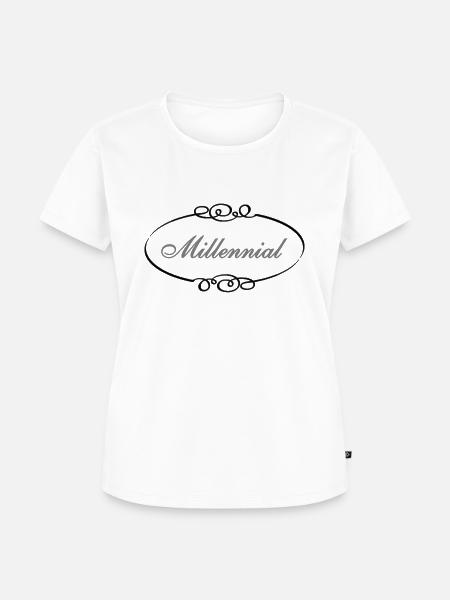 Millennial - Frauen Premium Bio T-Shirt - Weiß