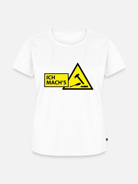 (ichmachs_handwerker) - Frauen Premium Bio T-Shirt - Weiß