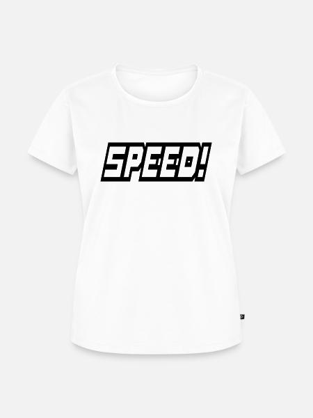 SPEED! - Frauen Premium Bio T-Shirt - Weiß