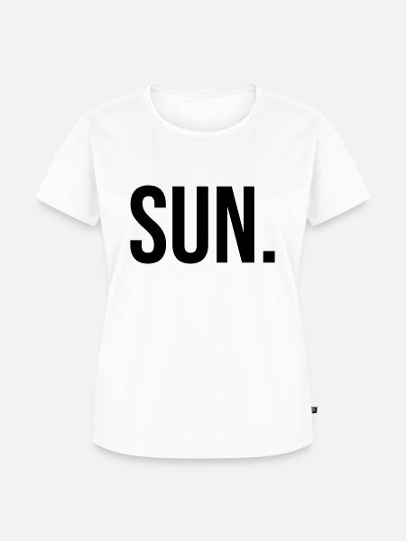 Sun. - Frauen Premium Bio T-Shirt - Weiß