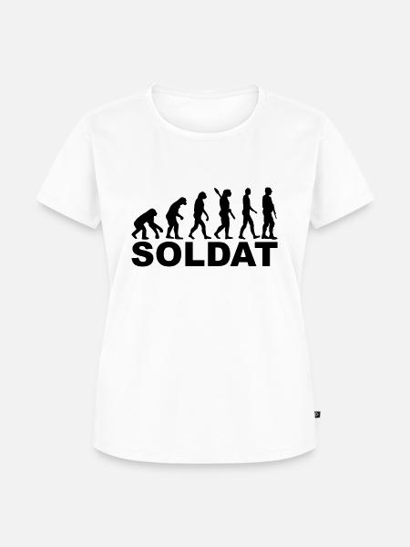 Soldat - Frauen Premium Bio T-Shirt - Weiß