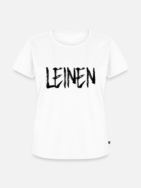 Leinen - Frauen Premium Bio T-Shirt - Weiß