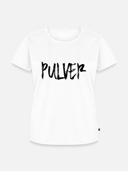 Pulver - Frauen Premium Bio T-Shirt - Weiß