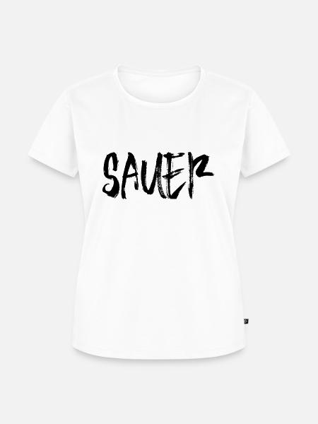 Sauer - Frauen Premium Bio T-Shirt - Weiß