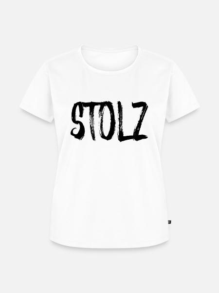 Stolz - Frauen Premium Bio T-Shirt - Weiß