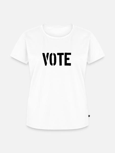 vote - Frauen Premium Bio T-Shirt - Weiß