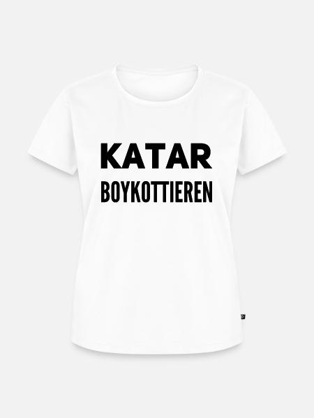 WM Katar - Frauen Premium Bio T-Shirt - Weiß