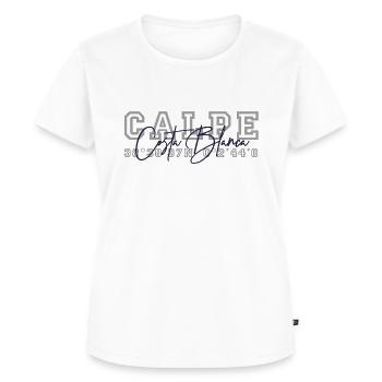 CalpeDesign4Costa - Frauen Premium Bio T-Shirt - Weiß - Vorne - AI Model Female 172 dark (172cm)