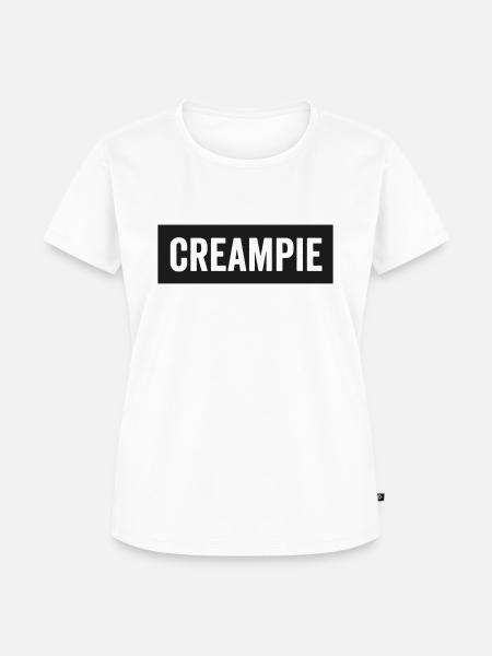 Creampie - Frauen Premium Bio T-Shirt - Weiß