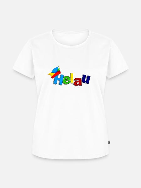 Helau - Frauen Premium Bio T-Shirt - Weiß