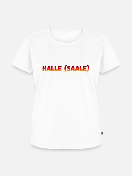 Halle Saale - Frauen Premium Bio T-Shirt - Weiß