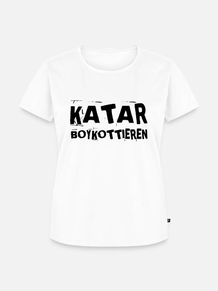 WM Katar - Frauen Premium Bio T-Shirt - Weiß