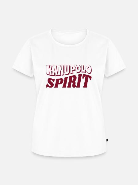 Kanupolo Spirit Slogan - Frauen Premium Bio T-Shirt - Weiß
