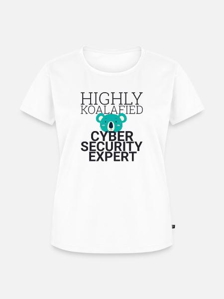 "Cybersecurity Expert Koalafied | Cybersecurity" - Frauen Premium Bio T-Shirt - Weiß