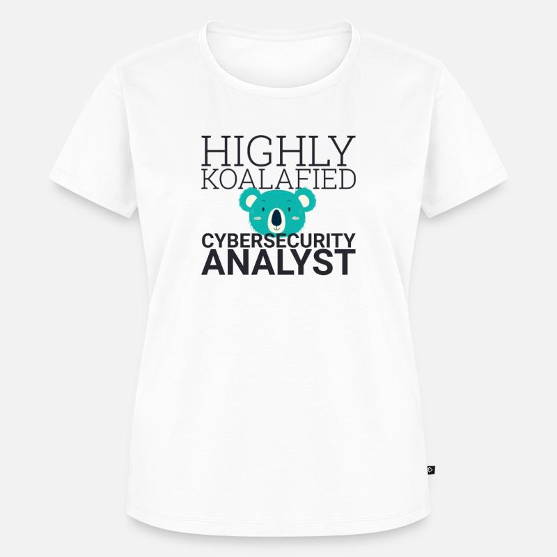 "Cybersecurity Analyst Koalafied | Cybersecurity" - Frauen Premium Bio T-Shirt - Weiß