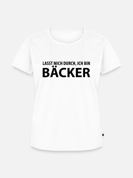 bäcker - Frauen Premium Bio T-Shirt - Weiß