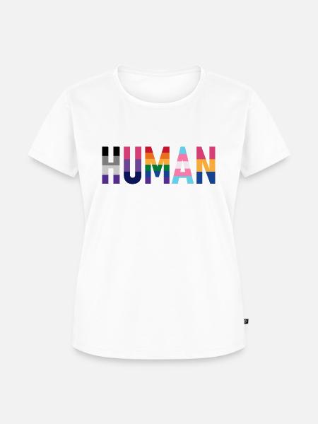 Human Flags - Frauen Premium Bio T-Shirt - Weiß