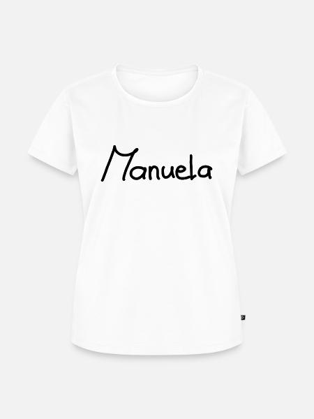 Manuela - Frauen Premium Bio T-Shirt - Weiß