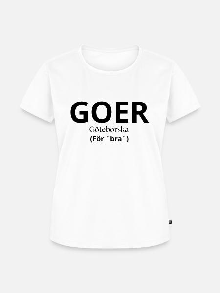 GOER - Frauen Premium Bio T-Shirt - Weiß