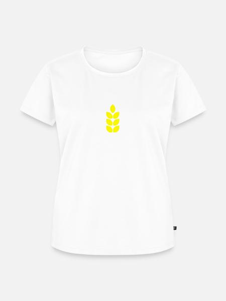 Ährenmann Hell - Frauen Premium Bio T-Shirt - Weiß