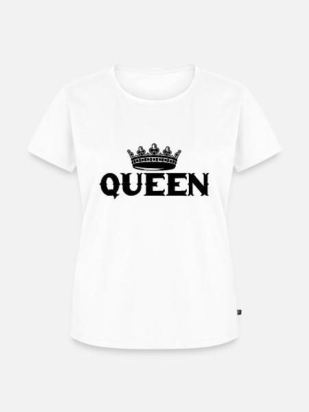queen - Frauen Premium Bio T-Shirt - Weiß