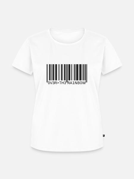 Barcode - Frauen Premium Bio T-Shirt - Weiß