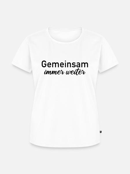 Gemeinsam - Frauen Premium Bio T-Shirt - Weiß