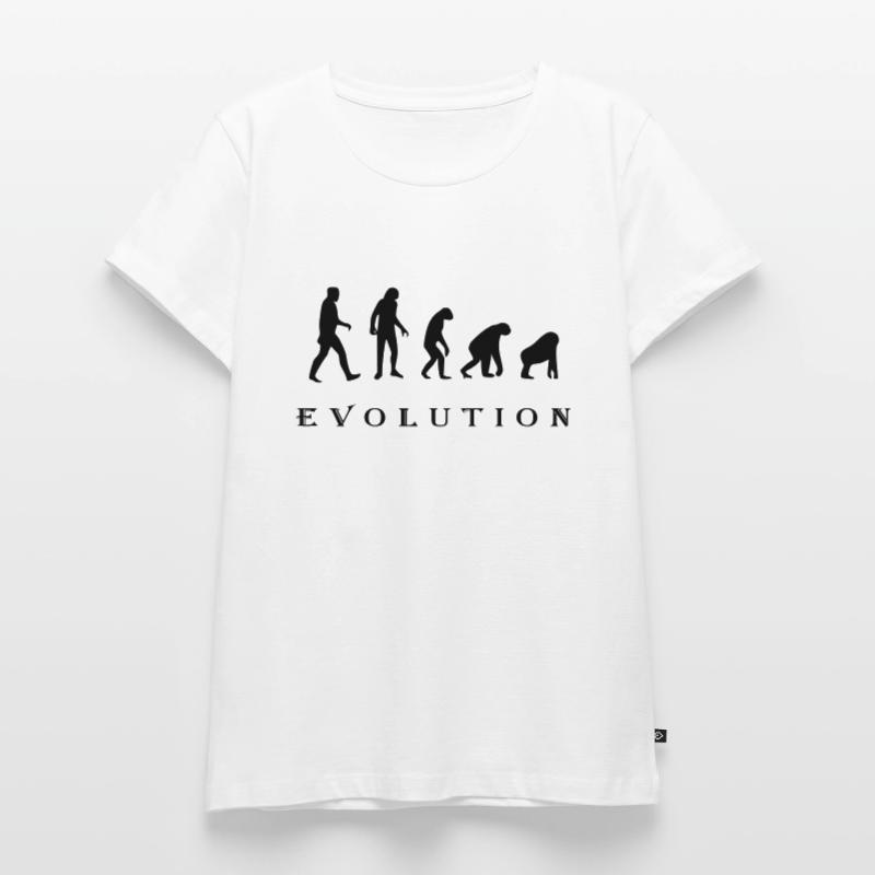 Evolution Frauen Premium Bio T-Shirt