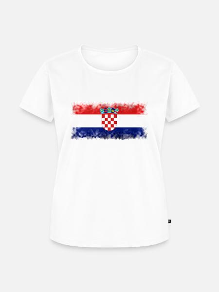 Kroatien - Frauen Premium Bio T-Shirt - Weiß