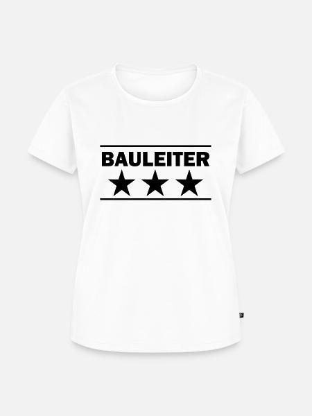 bauleiter - Frauen Premium Bio T-Shirt - Weiß