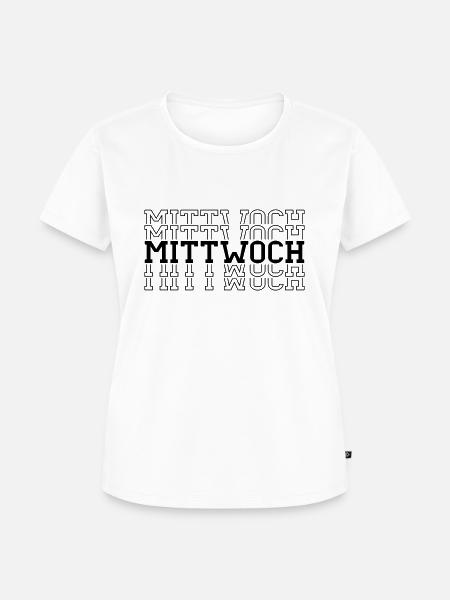 mittwoch - Frauen Premium Bio T-Shirt - Weiß