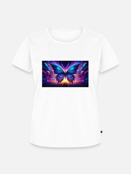 Schmetterlingseffekts - Frauen Premium Bio T-Shirt - Weiß