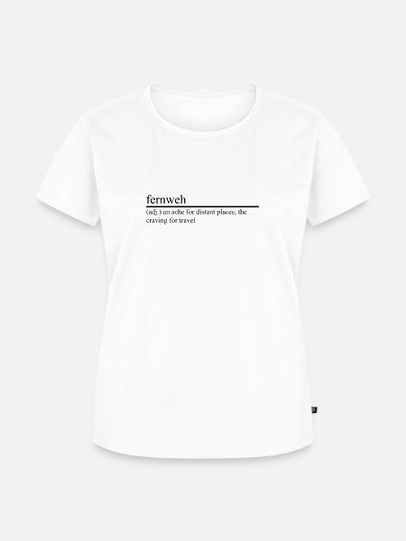 Fernweh - Frauen Premium Bio T-Shirt - Weiß