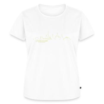 Dresden - Frauen Premium Bio T-Shirt - Weiß - Vorne - AI Model Female 172 dark (172cm)