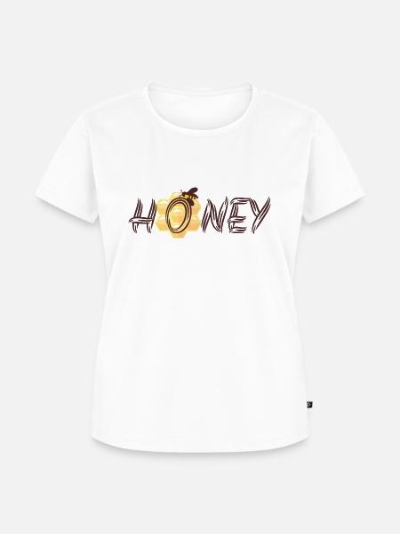 honey - Frauen Premium Bio T-Shirt - Weiß