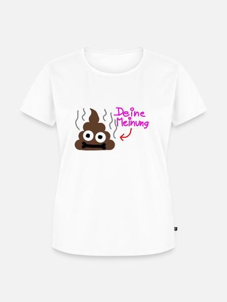 Deine Meinung - Frauen Premium Bio T-Shirt - Weiß