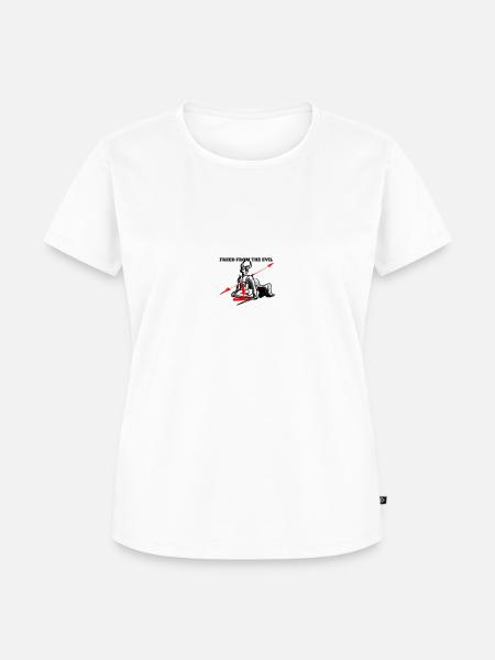 freed from the evil - Frauen Premium Bio T-Shirt - Weiß