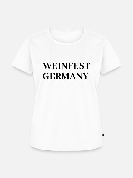 Weinfest germany - Frauen Premium Bio T-Shirt - Weiß