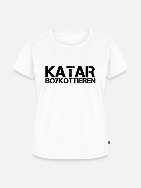 WM Katar - Frauen Premium Bio T-Shirt - Weiß