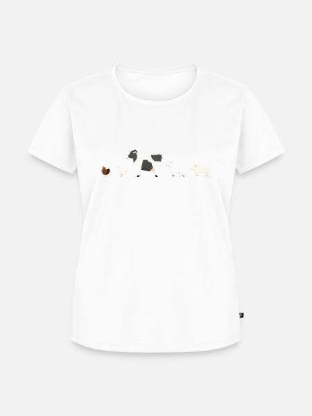 tierlieb - Frauen Premium Bio T-Shirt - Weiß