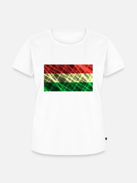 Ungarn - Frauen Premium Bio T-Shirt - Weiß