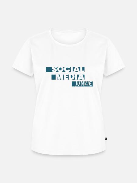 SM Junkie 1 - Frauen Premium Bio T-Shirt - Weiß