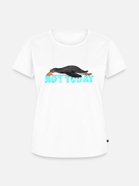 Nicht heute - Frauen Premium Bio T-Shirt - Weiß