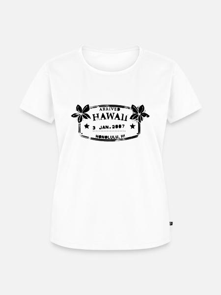 HAWAII - Frauen Premium Bio T-Shirt - Weiß