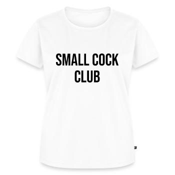 Small Cock Club - T-shirt Premium bio Femme - blanc - Devant - AI Model Female 172 dark (172cm)