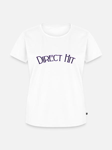Direct hit - Frauen Premium Bio T-Shirt - Weiß