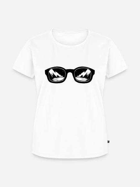 Sonnenbrille - Frauen Premium Bio T-Shirt - Weiß