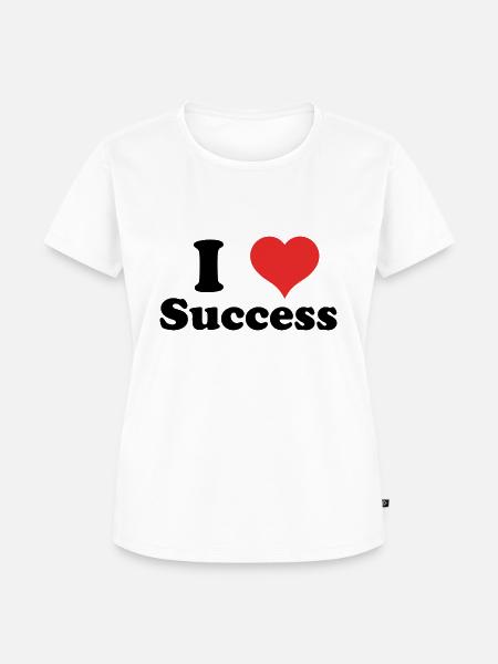 i love Success - Frauen Premium Bio T-Shirt - Weiß